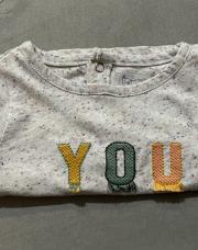 Haut manche longue gris « you » 6mois