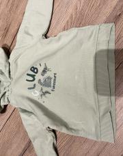 Sweat capuche menthe TAO 9 mois 