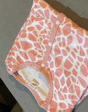 Pyjama girafe rose 1m