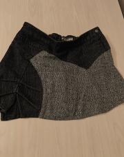 Jupe grise bi matière 6ans Orchestra 