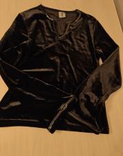 Pull noir en velours 10ans 