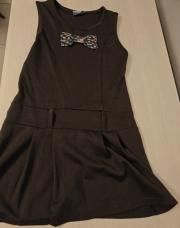 Robe brune avec noeud papillon 6ans Bel &bo