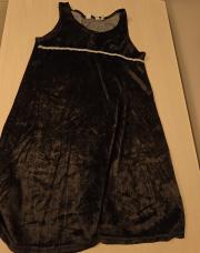 Robe velours noir sans manches 6ans H&M