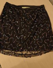 Jupe noire à paillettes 10ans TQF