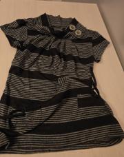 Pull noir ligné 12 ans 