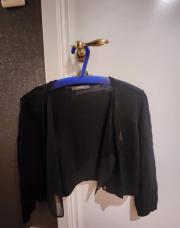 Gilet court noir voile sur bord Esprit