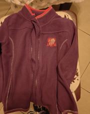 Gilet mauve polaire avec tirette 8ans Orchestra 