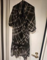 Robe voile carreaux blancs/noirs et sous robe noir Street One