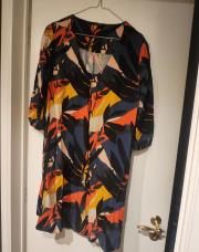 Robe dessins feuille touches orange Trend by Captain