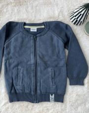 Gilet zip bleu canard TAO 3 ans