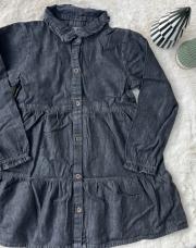 Robe jeans noire 122/128