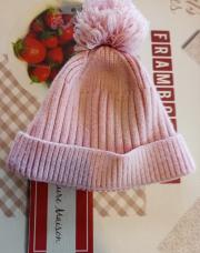 Bonnet rose taille 6/12mois
