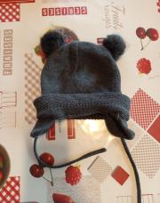 Bonnet gris taille 3ans