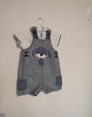 Salopette short taille 6 mois