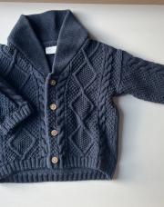 Pull-over bleu marine 74cm NEXT