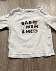 Haut LM 6M Kiabi dad mum 