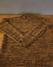 Pull chiné moutarde noir EDC