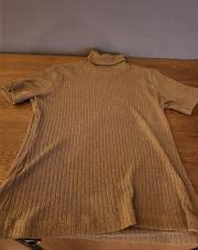 Pull doré courtes manches Liberty Island