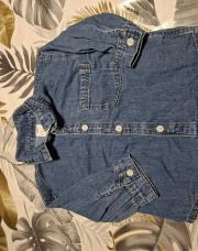 Chemise en jeans h&m 4-6 mois 