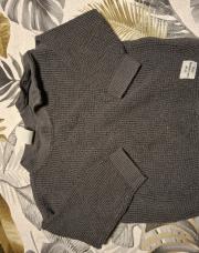 Pull en laine gris h&m 4-6mois 