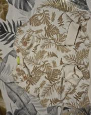 Sweat beige feuillage tape à l'œil 9 mois 