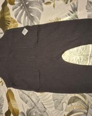 Salopette grise foncée h&m 9-12 mois 