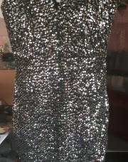Robe courte  soirée paillette  neuve T M