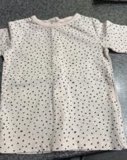 Pull à Petit point rose taille 1-3 mois 