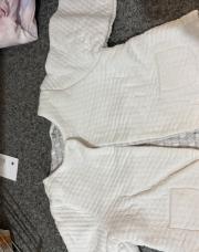 Blazer blanc 6/9mois 