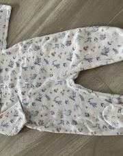 Pyjama velours TAO 12m fleuri 