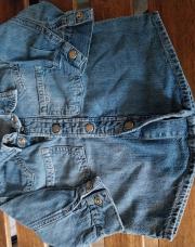 Chemise jeans fille T 68