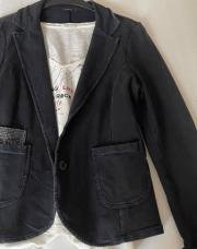 Veste noire avec strass