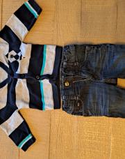 Ensemble jeans gilet Hugo Boss 6 mois