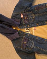 Veste en jeans doublée 12 mois