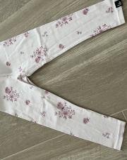 Legging babystiling 24m blanc fleuri 
