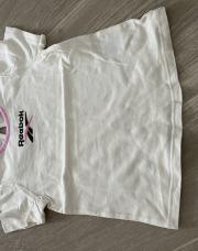 T-shirt reebok 24m rose blanc 