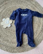 Pyjama bleu marine Kiabi 62 cm