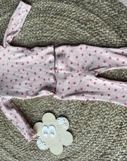 Ensemble wibra rose cœur rose 62cm