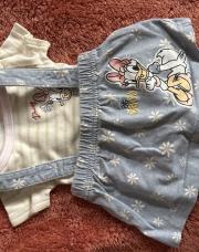 Ensemble salopette jupe/body 0m