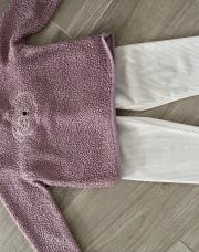 Pyjama BUBL 24m mauve/blanc 