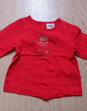 Tape à l'œil t-shirt rouge 3 mois