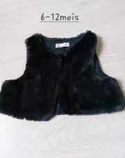 Du pareil au même gilet fourrure 6-12 mois
