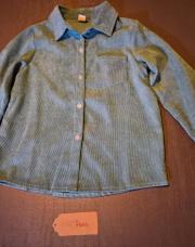 Chemise velours 7 ans