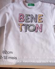 Benetton pull 12-18 mois