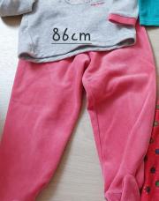 Absorba pyjama gris et rose 86cm