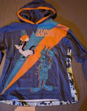 Pull fin à capuche 5/6 ans 