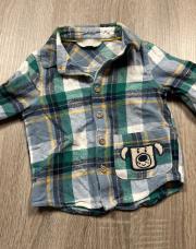 Chemise 9/12M primark chien 