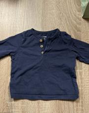 Haut LM 6M Kiabi uni bleu marine 