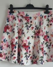 Jupe blanche fleurie FB Sister T M