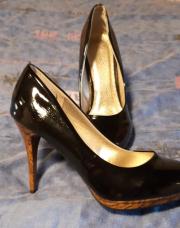 Talon noire vernie shoe biz pointure 39